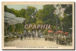 Old Postcard The Pavilion of the Grand Cascade at Morning Wood