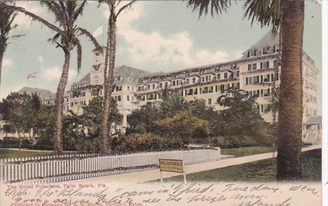 Florida Palm Beach The Royal Poinciana 1906