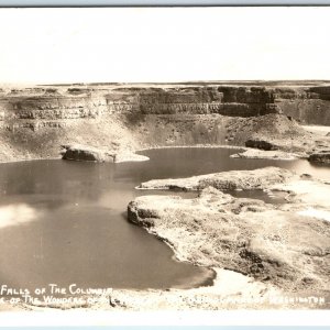 c1940s Grand Coulee WA Dry Falls Columbia River Scabland Younger Dryas Flood 204