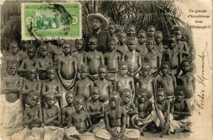 CPA AK Un groupe d'Autochtones dans l'Oubanghi SENEGAL (821998)