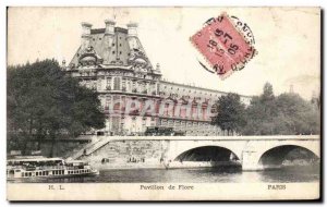 Old Postcard Pavillon De Flore Paris