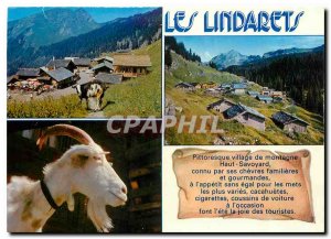 Postcard Modern Morzine Montriond Haute Savoie Lindarets Chevre