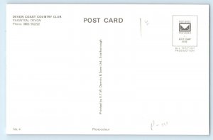 Devon England Postcard The Lounge Bar Devon Coast Country Club Paignton c1950's