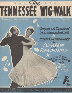 The Tennessee Wig Walk Syd Perkin Edna Duffield SPECIMIN Sheet Music