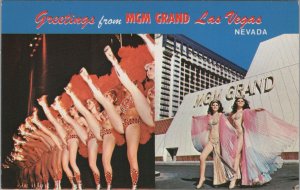 Postcard Greetings from MGM  Las Vegas Nevada NV