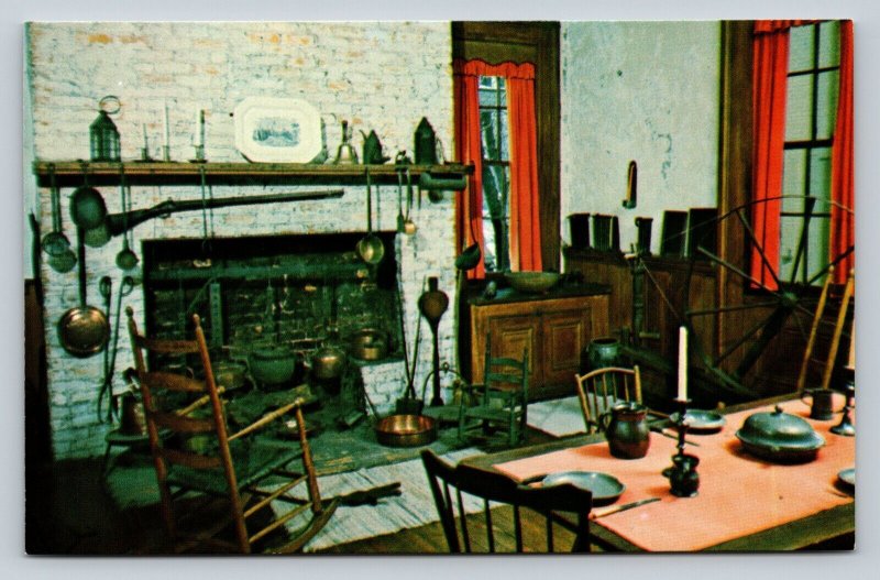 Wheeling West Virginia Frontier Kitchen Mansion Museum Vintage Postcard A203