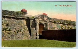 Old Wall MANILA Philippines Postcard