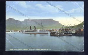 UC312 - Union Castle Liner in Cape Town - postcard10
