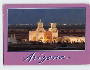 Postcard Mission San Xavier Del Bac, Tucson, Arizona