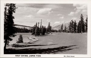 Golf Course Jasper Park Alberta AB Harry Rowed 264 Unused RPPC Postcard G10