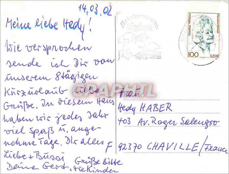 Postcard Modern Kurhotel Bad Ditzenbach
