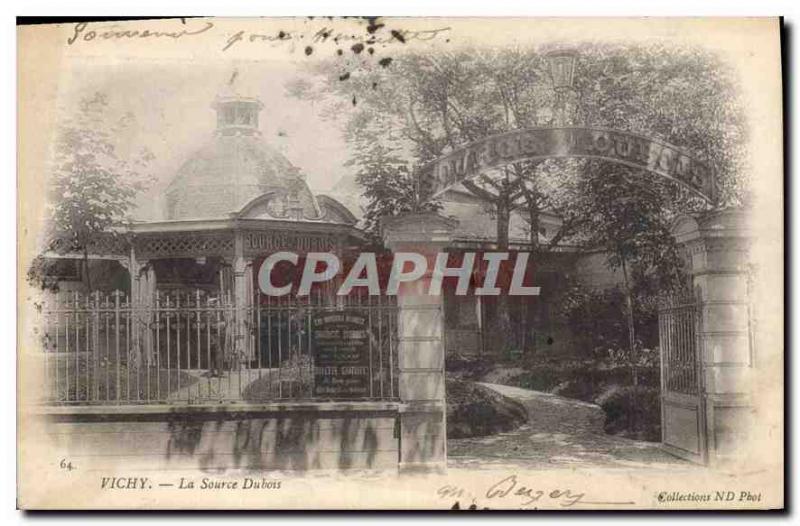 Old Postcard Vichy The Source Dubois