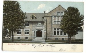 Postcard Brainerd Hall Easton PA 1907