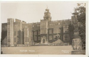 Hertfordshire Postcard - Hatfield House - Real Photograph - Ref TZ2019