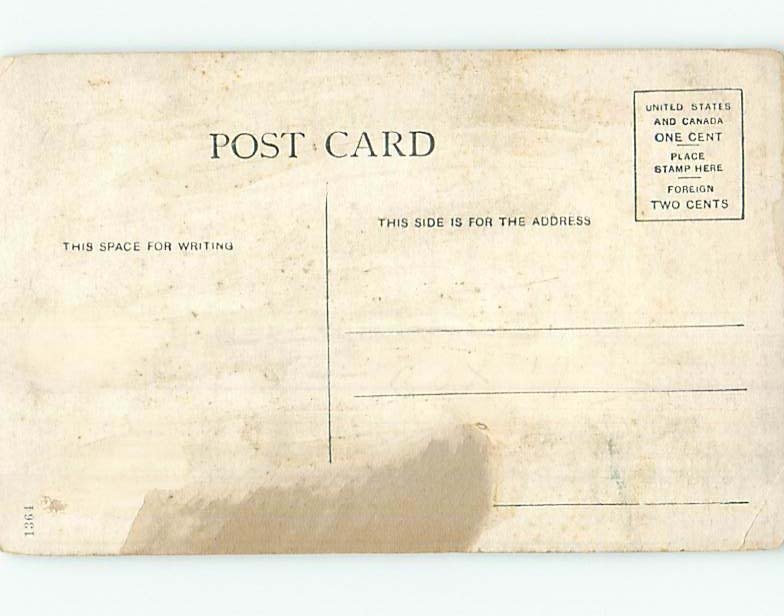 Divided-Back CHURCH SCENE St. Augustine Florida FL L5917