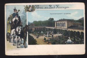 GRUSS AUS BAD KISSINGEN GERMANY 1906 VINTAGE GERMAN POSTCARD