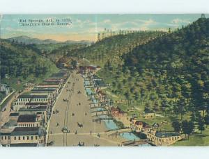 Unused Divided-Back POSTCARD FROM Hot Springs Arkansas AR HM5849