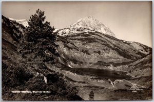 Todtes Gebridge Wildensee Austria Lake & Mountain Real Photo PRRC Postcard