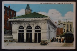 Butler, PA - Harmony and Short Line Terminal - 1931
