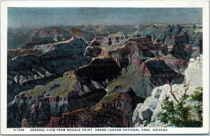 Grand Canyon, Arizona - Fred Harvey - General View from Mohave Point