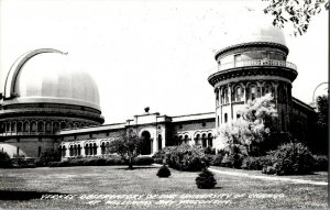RPPC Yerkes Observatory, University of Chicago Williams Bay WI Vtg Postcard J55