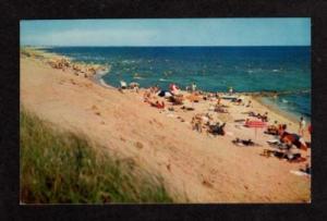 MA View CAPE COD Beach at DENNISPORT MASS Postcard PC