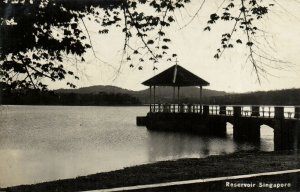 PC CPA SINGAPORE, RESERVOIR, VINTAGE REAL PHOTO POSTCARD (b11979)