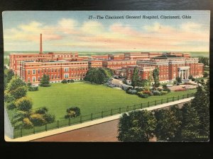 Vintage Postcard 1944 The Cincinnati General Hospital Cincinnati Ohio (OH)