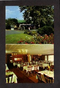 NJ Buttonwood Manor Restaurant Matawan New Jersey Postcard Dining Room