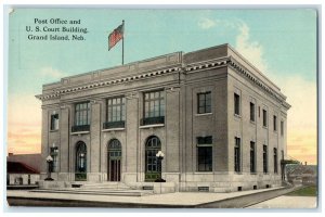 c1910s Post Office And US Court Building Exterior Hastings Nebraska NE Postcard