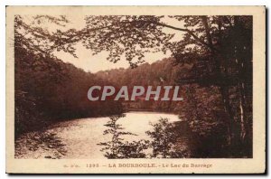 Old Postcard La Bourboule Lake Dam