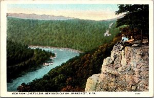 West Virginia Wheeling New River Canyon View From Lover's Leap Curteich