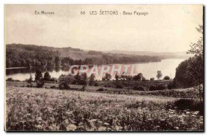 Old Postcard In Morvan Settons Beautiful Landscape