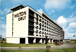 Hilton Hotel, Orly Airport, Paris, France, 15 minutes from Paris, Postcard