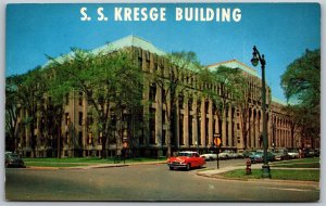 Vtg Detroit Michigan MI SS Kredge Building Company Home Office View Postcard