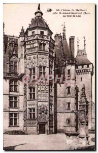 Old Postcard Meillant Chateau near St Amand Montrond Cher La Tour du Lion