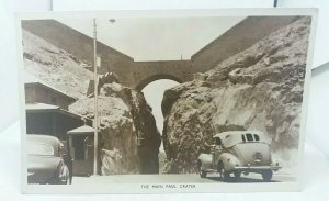 Vintage Tucks Rp Postcard The Main Pass Crater Aden Yemen Real Photo