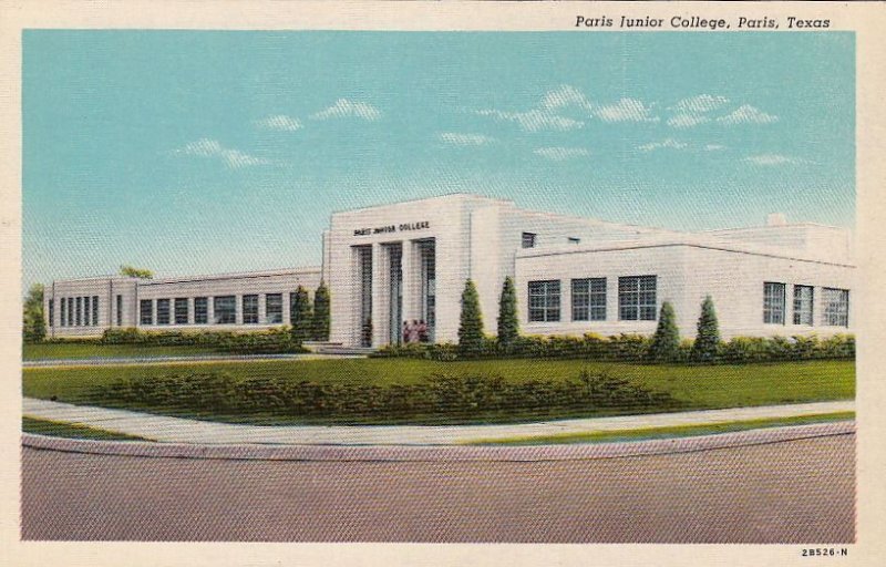 Postcard Paris Junior College Paris Texas