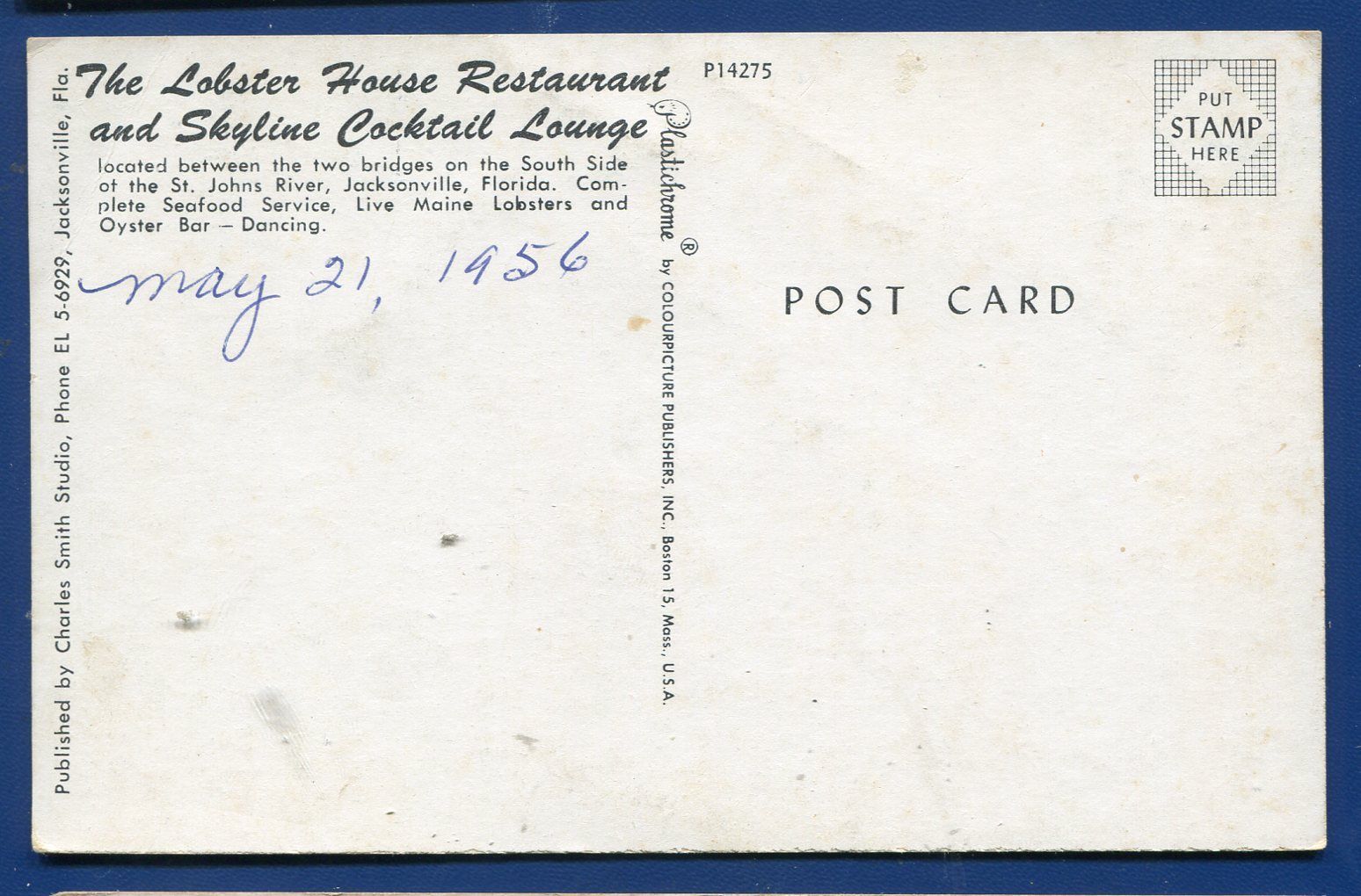 Lobster House Restaurant St Johns River Jacksonville Florida fl chrome