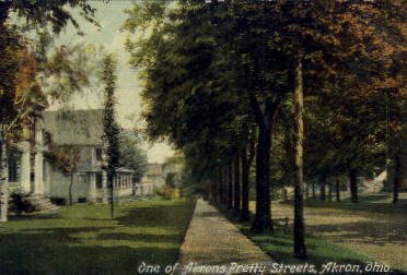 One of Akrons Pretty Streets - Ohio