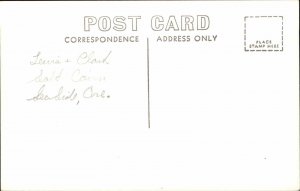 Seaside Oregon OR Lewis and Clark Salt Cairn Real Photo Vintage Postcard