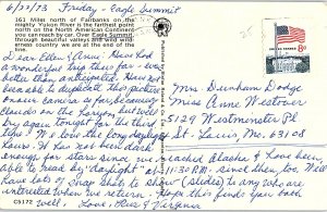 Chrome NATURE SCENE Circle - Near Central & Fairbanks Alaska AK AH7489