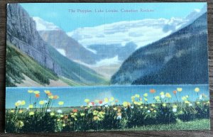 Postcard Used “Lake Louise/Poppies” Vancouver B.C. Canada PM/1937 Linen L31