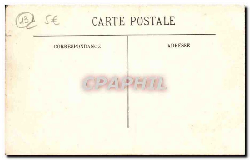 Old Postcard Marseille La Fontaine Cantini