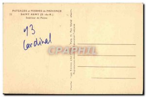 Postcard Old Saint Remy De Interior Farm