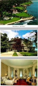 3~4X6 Postcards Newport, RI Rhode Island THE BREAKERS Vanderbilt Mansion~Bedroom