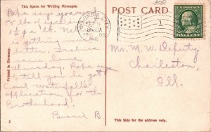 Vintage Postcard PUBLIC LIBRARY, FORT WAYNE, IND JW8