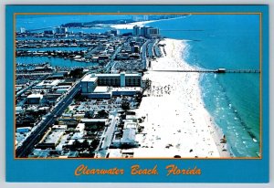 Clearwater Beach, Florida, Chrome Aerial View Postcard #2