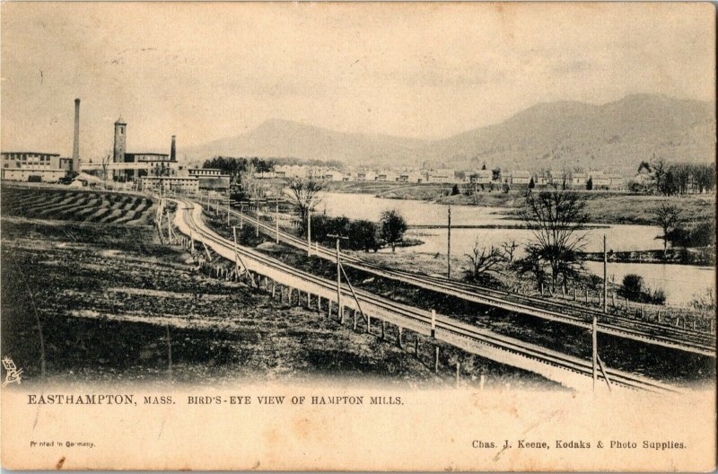 Tucks 2226 Easthampton MA View of Hampton Mills UDB c1905 Vintage Postcard A39