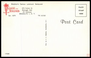 Gage & Tollner, Brooklyn, NYC